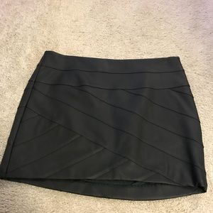 Express fake leather skirt